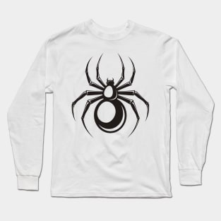 spider black Long Sleeve T-Shirt